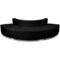 Emma and Oliver Faux Leather Modular Reception Seating Configuration, 3 Pieces